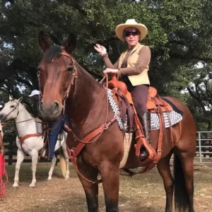 Photo of Julianna Hawn Holt, 2018 Inductee to the Texas Horse Racing Hall of Fame.